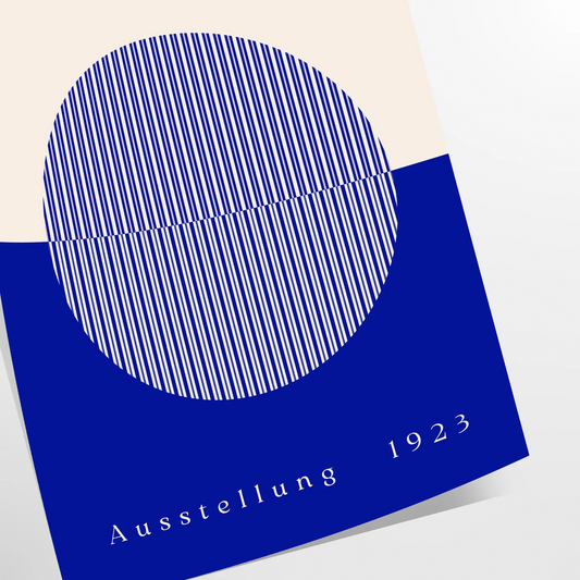 space Bauhaus Poster essence abstract art vibrant wall ideal gift lovers décor sizes A4 cm A0 modern home office setting