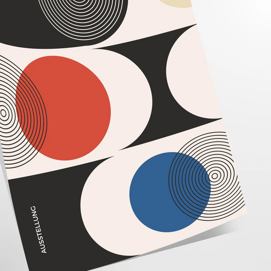 space Bauhaus Poster Art stunning abstract designs lovers modern wall print ideal gift enthusiast sizes A4 cm A0