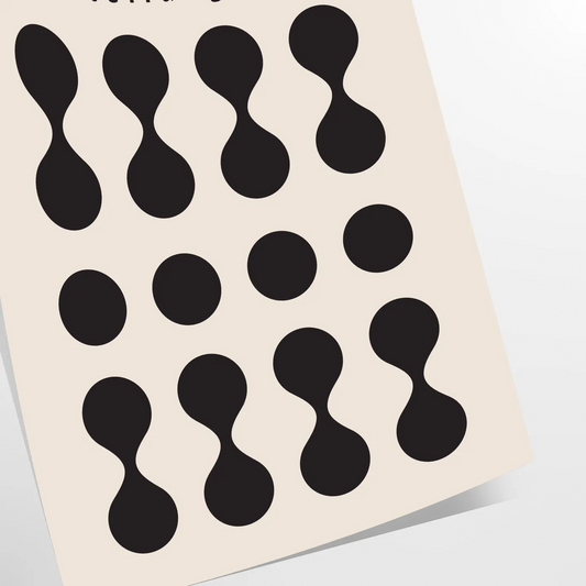 space Bauhaus abstract art poster captivating wall modern touch perfect gift enthusiasts room timeless design available A4 cm A0 sizes