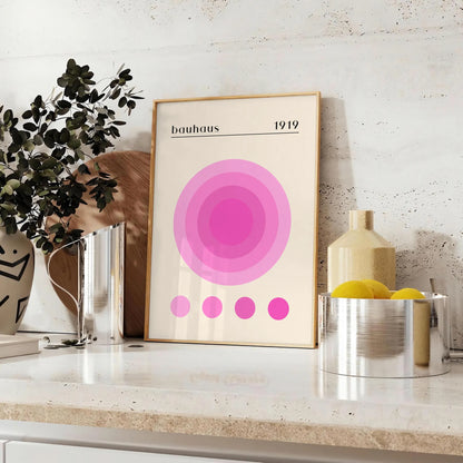 space Bauhaus Wall Art striking abstract poster touch modern elegance room unique gift stylish addition home decor alone print