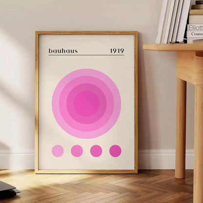 space Bauhaus Wall Art striking abstract poster touch modern elegance room unique gift stylish addition home decor alone print