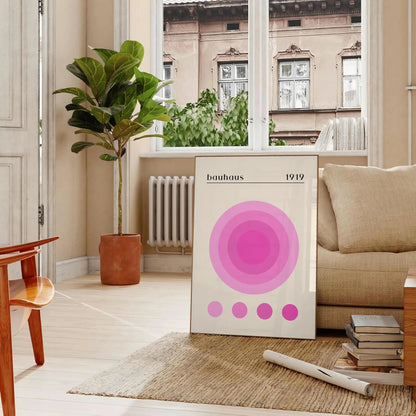 space Bauhaus Wall Art striking abstract poster touch modern elegance room unique gift stylish addition home decor alone print