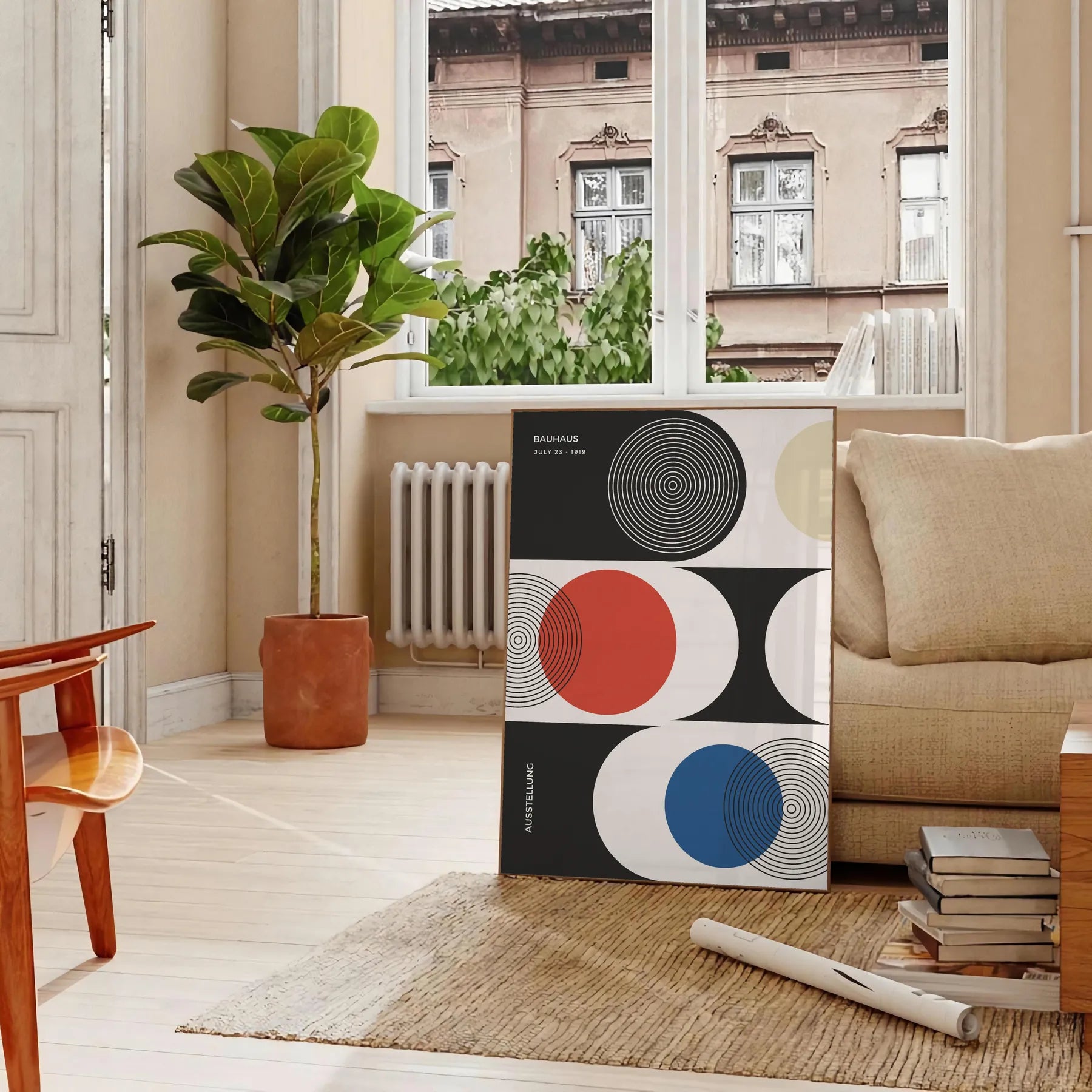 space Bauhaus Poster Art stunning abstract designs lovers modern wall print ideal gift enthusiast sizes A4 cm A0